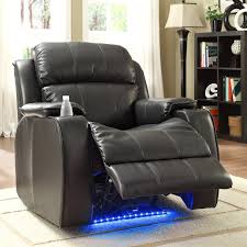 Homelegance Jason Leather Power Recliner With Massage Www Hayneedle Com Recliner Chair Furniture Power Recliners