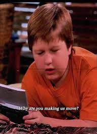 When Dad Tells Me to Move