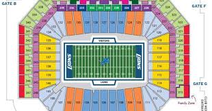 ford field seating chart in play magazine