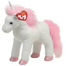 Ty Beanie Baby Mystic Unicorn Pink White Walmart Com