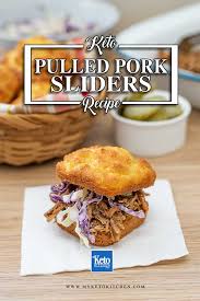 Leftover keto carnitas can be stored in the fridge for up to 4 days or frozen for up to 3 months. Keto Pulled Pork Sliders Easy Low Carb Mini Burgers