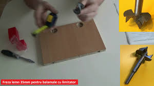 Freza 35mm Balamale Cu Limitator Youtube