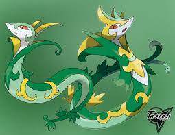 Mega Serperior Pokemon Cool Pokemon Black Pokemon