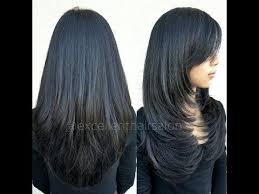 كيفية قص الشعر مدرج طويل ديجرادي Degrade لوحدك في البيت Youtube Haircuts Straight Hair Hair Styles Long Hair Styles