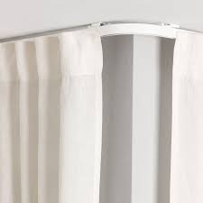 Vidga Pieza Esquina Riel Simple Blanco Ikea In 2020 Curtains Curtain Rails Ceiling Curtains