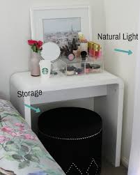 I've wanted a makeup vanity since forever! Makeup Desk For Small Room Novocom Top