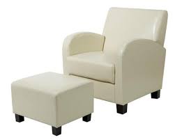 For the most up to date production timing estimate and information about our process, visit our order flow. Cream Faux Leather Club Chair With Ottoman Nearby In Orlando Met807cm