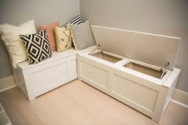 kitchen nook storage bench diy paul