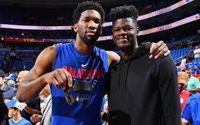 Joel embiid was born on wednesday and have been alive for 9,839 days, joel. Embiid Is Legitimately 7 2 Without Shoes Mo Bamba Was Officially Measure At 6 11 25 At The Combine Without Shoes Sixers