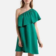 (60 jours pour ceux qui ont la carte r premium) pour les articles vendus et expédiés par la redoute, le remboursement se fait sous 14 jours. Robe De Ceremonie Courte Asymetrique Volantee Vert La Redoute Collections La Redoute