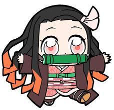 Demon slayer coloring pages for kids mister coloring. Ultra Chibi Nezuko By Bkub Demon Slayer Kimetsu No Yaiba Know Your Meme