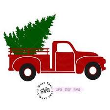 Vintage pickup truck delivery christmas tree vector. Vintage Truck Svg Christmas Tree Svg Christmas Svg Holiday Svg Farmhouse Svg Red Truck Svg Rustic Svg Cricut Svg Red Truck Vintage Truck Tree Svg