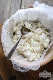 Homemade Ricotta Cheese Recipe The Prairie Homestead