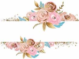 Maybe you would like to learn more about one of these? Download Rose Gold Flower Png Pink Flowers Dress Rectangular Watercolor Flower Gold Png Png Image With No Background Pngkey Com