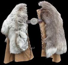 Wool Leather Animal Skin Cloaks Viking Costume Renaissance Festival Costumes Cloak