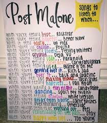 Post Malone Songs To Listen To When Mood Songs Song Suggestions Songs