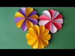 Origami Blume Falten Diy Blumen Basteln Mit Papier Bastelideen Blute Geschenk Basteln Mit Kindern Paper Flowers For Kids Paper Flowers Paper Crafts For Kids