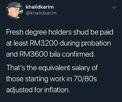 Malaysian employers federation (mef) has clarified that the starting salary for fresh graduates in the private sector in the country this was contrary to the picture painted by bnk negara malaysia (bnm). Fresh Grad Should Have Starting Salary 3 2k