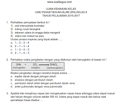 Soal pts ukk pkn kelas 8 jawaban kurikulum 2019 th sumber : Soal Pat Ipa Kelas 8 Smp Mts Semester 2 Kurikulum 2013 Th 2021 Soalbagus Com