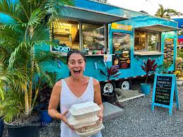 Food truck food court — Food court food truck in Kahului, Hawaii