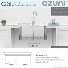 Check spelling or type a new query. Azuni 28 In Undermount Double Bowl Workstation Kitchen Sink With Accessories C228l Rona