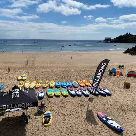 Paddleboarding gear and Tenby watersports equipment