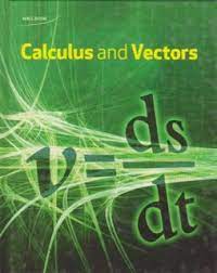 Two people are 50 ft apart when one starts walking north. Nelson Calculus And Vectors Grade 12 My Gifted Child