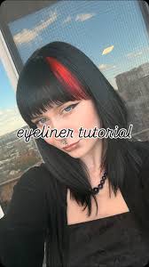 you can customize your eyeliner however you like., you can make the first  like you draw shorter or longer. this will effect how far your eyeliner is  stretched., you can angle the first line you draw ...