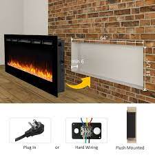 Compared to pellet or wood burning fireplaces, electric models don't require a lot of maintenance. Iserman Recessed Wall Mounted Fireplace In 2021 Wall Mounted Fireplace Electric Fireplace Wall Mount Electric Fireplace