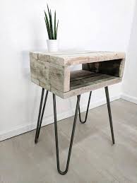 One Easy Tip About Diy Wood Lamp Night Stands Explained Dizzyhome Com Retro Side Table Wood Bedside Table Reclaimed Wood Bedside Table