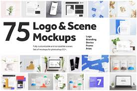 75 Logo And Scene Mockups In 2020 Presentation Design Logo Mockup Mockup