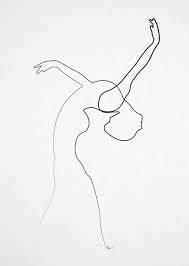 Septagonstudios Quibe On Tumblr One Line Dancer Dancers Art Line Art Drawings Art