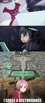 Lol This Is So True If Kirito Is Losing Then Something Is Wrong Xd Sword Art Online Funny Sword Art Anime