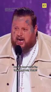 Jelly Roll gets emotional and says he thought he'd "die or be in jail"  while accepting his ACM Award. 🥹 (🎥: Academy of Country Music Awards®  clips provided by the Academy of Country Music/dick clark ...