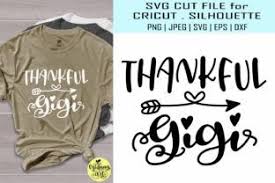 Download Thankful Gigi Graphic By Midmagart Creative Fabrica In 2020 Christmas Svg Files Cricut Svg Silhouette Designer Edition PSD Mockup Templates