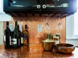 Installing a backsplash in your kitchen costs an average of $1,000. Copper Backsplash Ideas Pictures Tips From Hgtv Hgtv