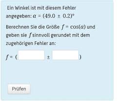Ein beispiel dazu ist im anhang zu finden. Fehlerrechnung Winkel Physik