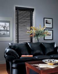 Black Wood Blinds With Cloth Tape Vinyl Blinds Faux Wood Blinds Wood Blinds