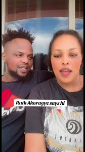Victor Kamenyo wife Ruth Akoragye says hi #victorkamenyo #ruthakoragye