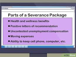 Salary pushed out of your. How To Calculate Severance Pay 7 Steps With Pictures Wikihow