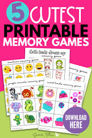 Printable emoji christmas songs game. 5 Cutest Printable Memory Games For Kids To Enjoy Sarah Titus From Homeless To 8 Figures
