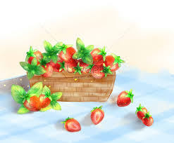 You'll work on perspective and depth when you sketch the basket. A Basket Of Strawberries Illustration Image Picture Free Download 400161519 Lovepik Com