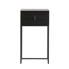 Black Small Bedside Nightstand 119 Simple Bedside Table Perfect For A Small Bedroom Widt Small Black Bedside Table Pine Bedside Table Black Bedside Table