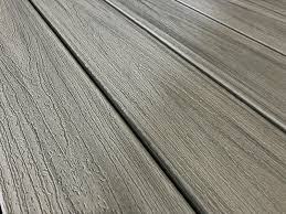 Trex enhance naturals deck boards are offered in 12 foot and 16 foot lengths; Trex Enhance Foggy Wharf 02 Kelly Fradet
