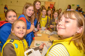 Girl Guides celebrate World Thinking Day in Tiverton