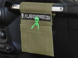 I ordered a tank green jkur a few days ago. Alien Sunshade For Jeep Wrangler Trailpouch Multi Purpose Mesh Storage Pouch Organizer Tank Green Wantitall