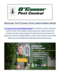 How would you rate this store?. O Connor Pest Control Company In Bakersfield Ca