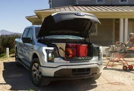 The mustang mach e was being worked on, and never showe. Ford Reveals Aluminum Fully Electric 2022 F 150 Lightning With Power Frunk Repairer Driven Newsrepairer Driven News