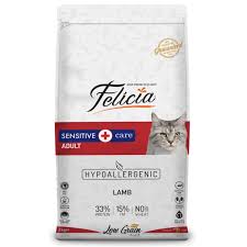 Felicia Dusuk Tahilli Kuzulu Yetiskin Kedi Mamasi 12 Kg Petburada