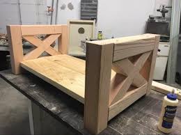 This could be a perfect remodel solution for a coffee table with pedestal legs. Diy Chunky Farmhouse Coffee Table Coffee Table Plans Handmade Haven